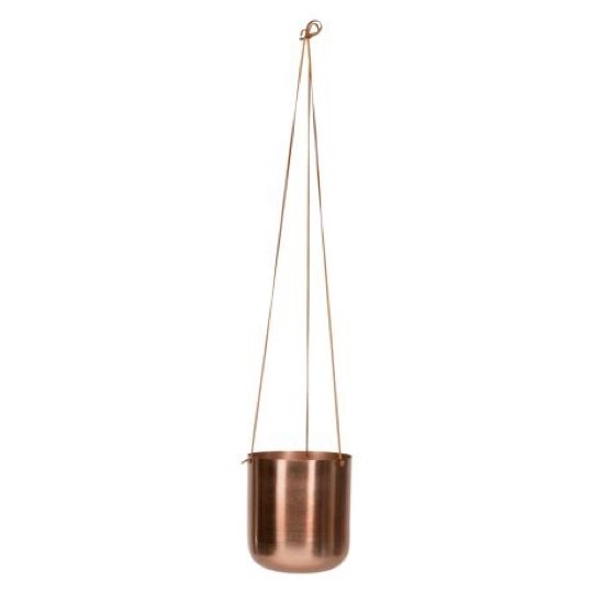 Capsule Copper Hanging Planter - Lustere Living