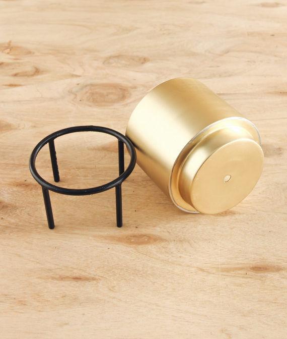 Stand By Me Brass Gold Planter Decor - Lustere Living